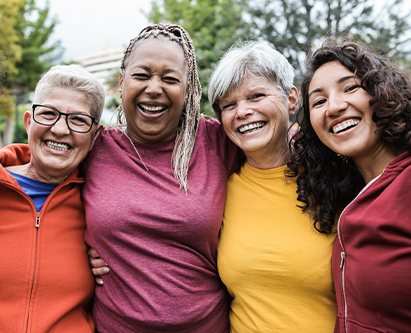 Group of 4 women in a photo