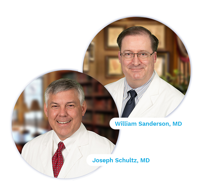 Dr. Schultz and Dr. Sanderson